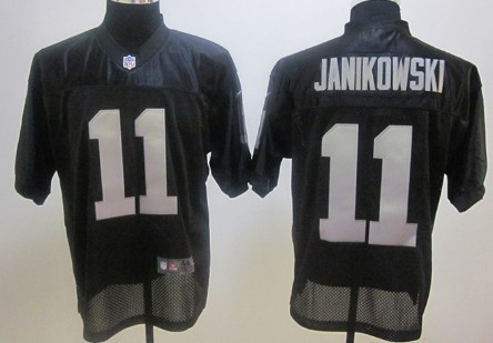 Nike Elite Jersey Oakland Raiders 11 Sebastian Janikowski Black